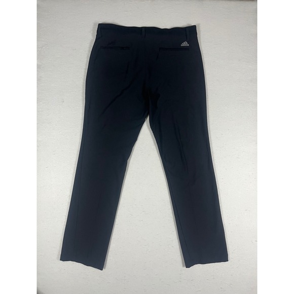 Adidas Mens Black Golf Pants Athletic Trousers Size 34x30 - Picture 3 of 6